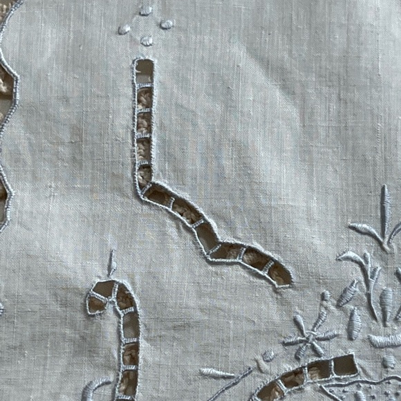 Vintage Set of 3 Piece Set of The Prettiest Doily & 2 Battenburg Runners - Picture 7 of 16